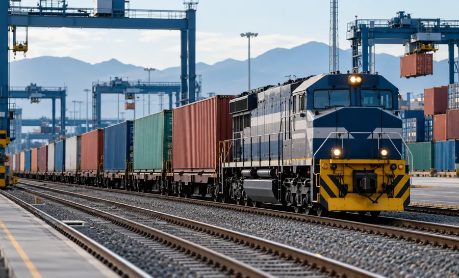 Illustrative Rail Freight shipment